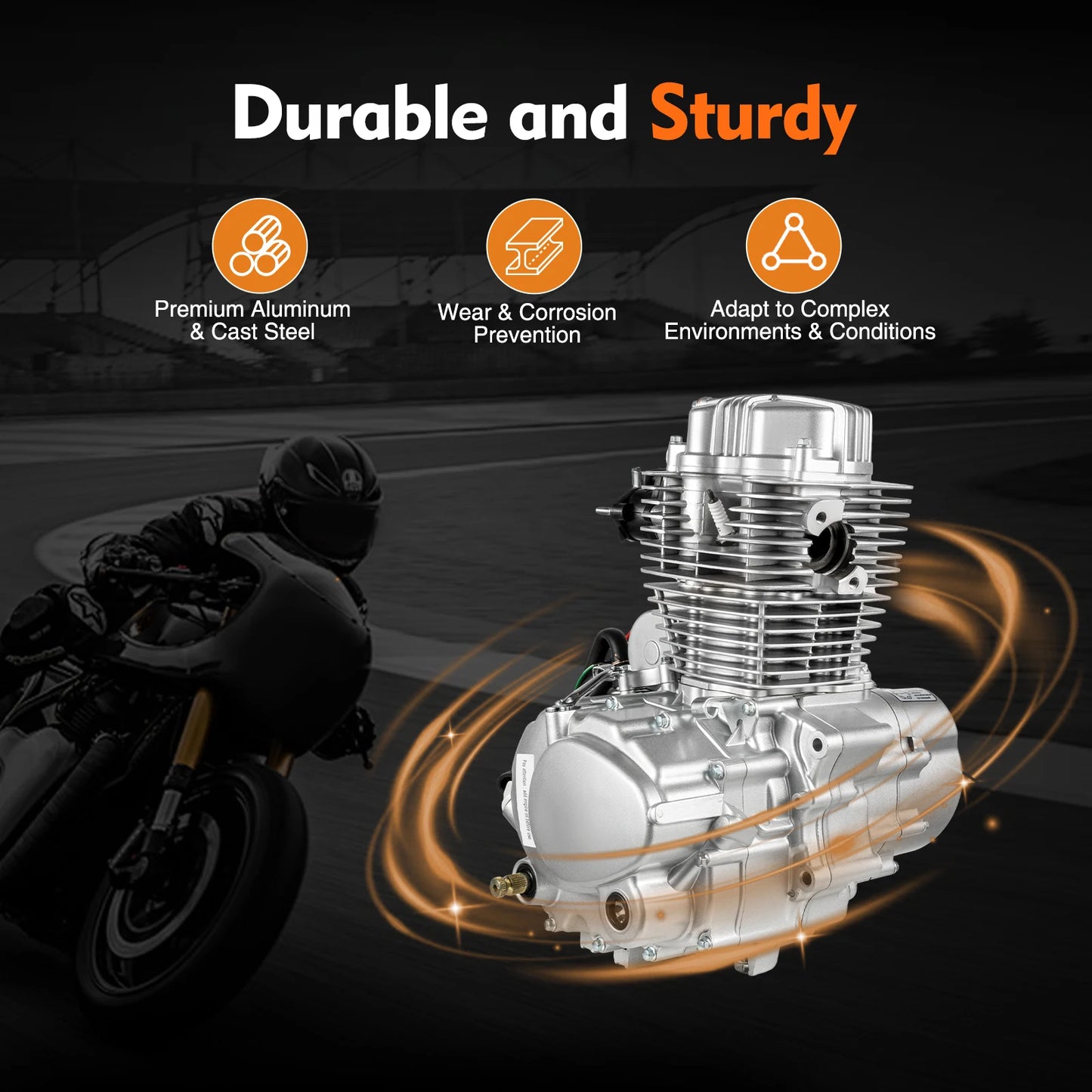 250CC Vertical Engine Single Cylinder 4-stroke 5-Speed - Dons' Adventure Gear 