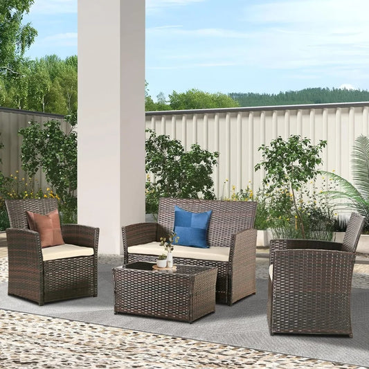 4 Piece Patio Furniture Set - Dons' Adventure Gear 