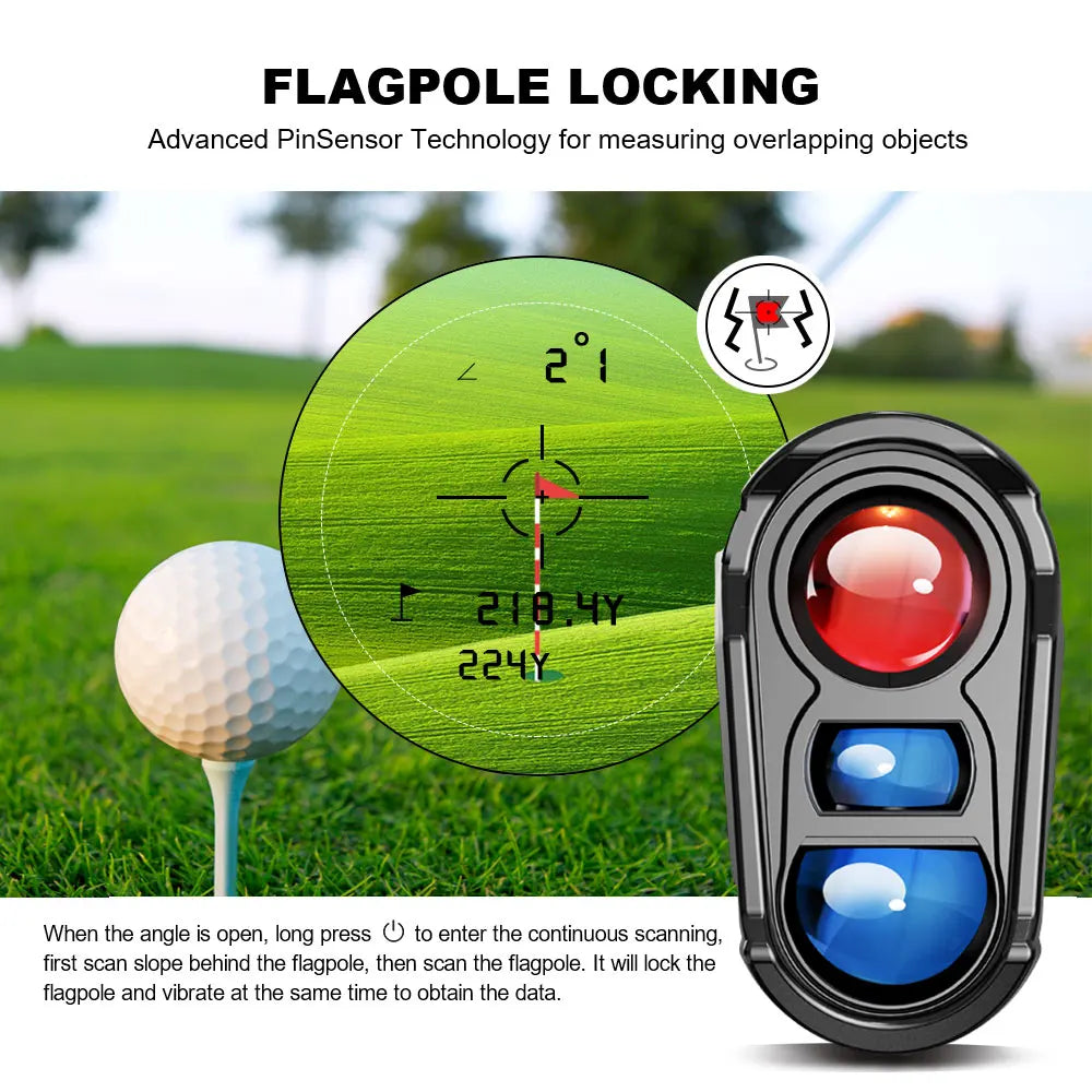 i  Rechargeable Golf Laser Rangefinder