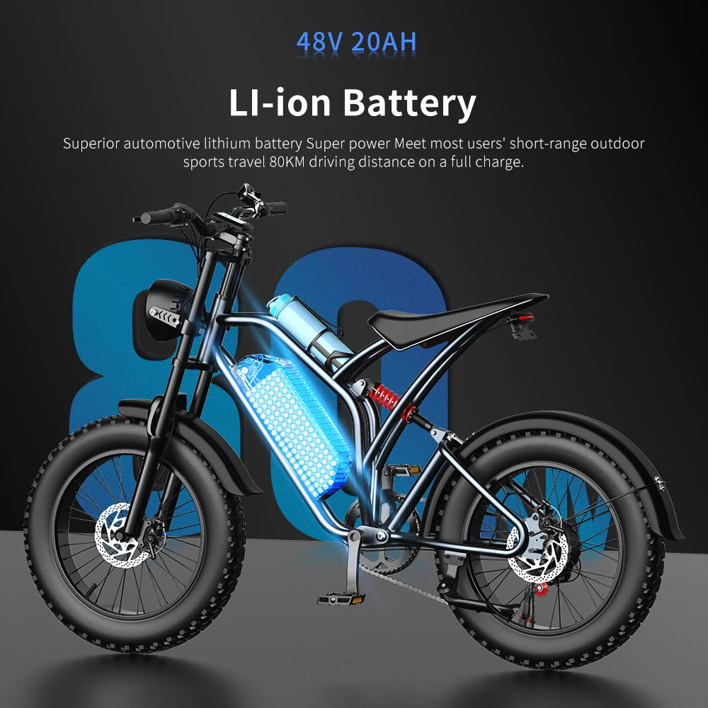 Electric Bike 20‘’*4.0  Electric Bicycle For Adults