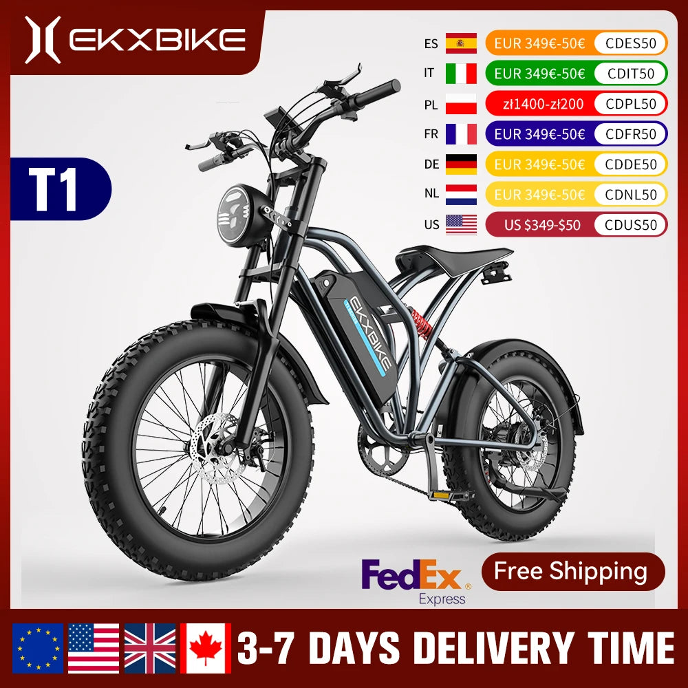 Electric Bike 20‘’*4.0  Electric Bicycle For Adults