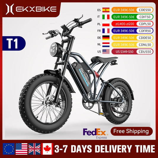 Electric Bike 20‘’*4.0  Electric Bicycle For Adults