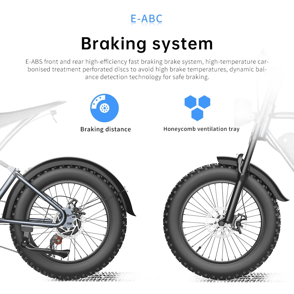 Electric Bike 20‘’*4.0  Electric Bicycle For Adults