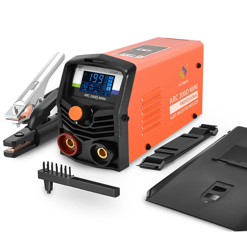 HITBOX ARC200D Welding 2 in 1 ARC MMA LIFT TIG MINI IGBT Inverter