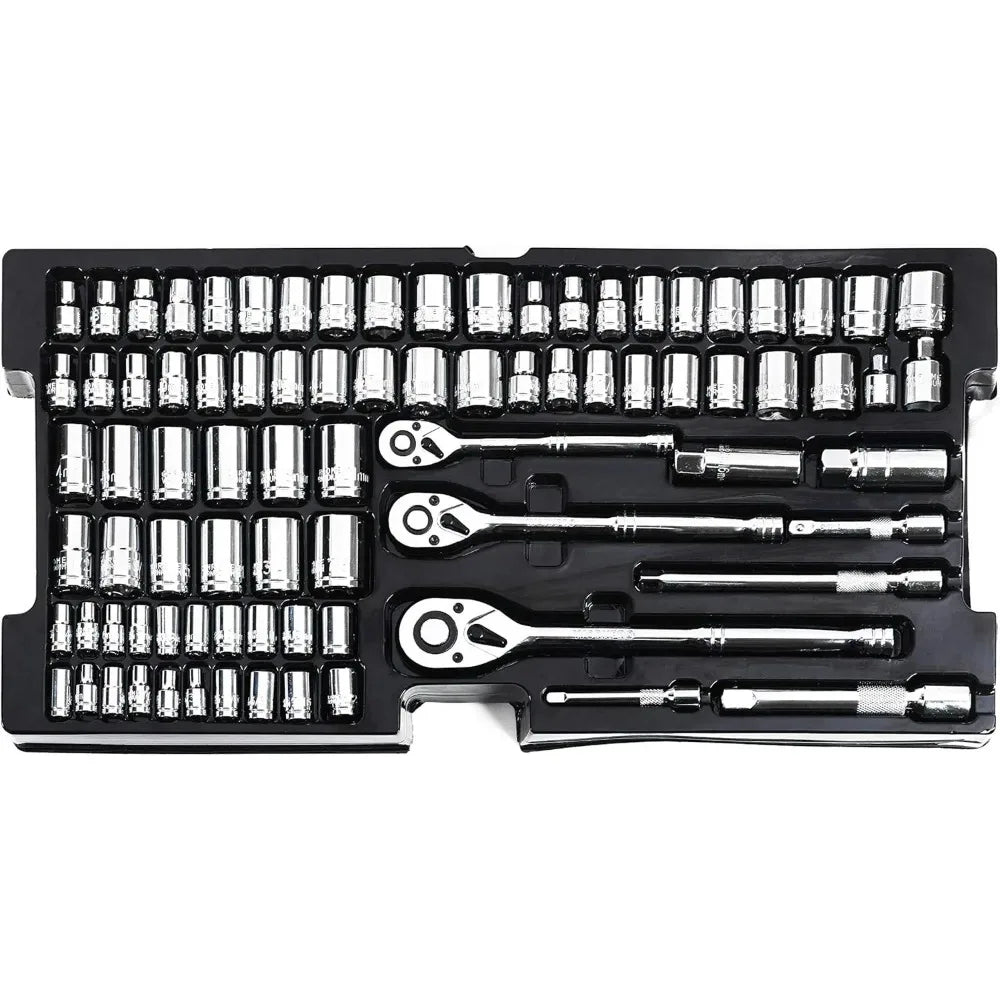 Mechanics Tool Set with 3-Drawer Heavy Duty Metal Box - Dons' Adventure Gear 