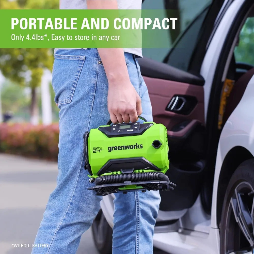 24V Cordless Portable Air Compressor - Dons' Adventure Gear 