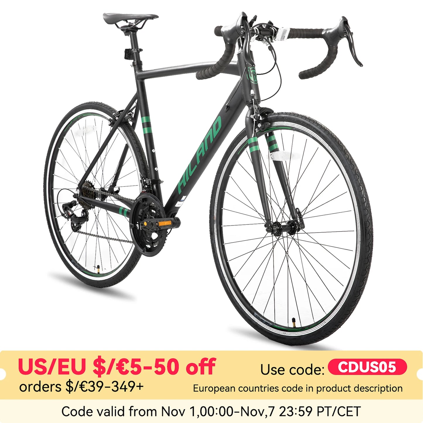 21 Speeds,   Mens Racing Bike